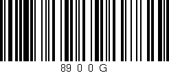 Código de barras (EAN, GTIN, SKU, ISBN): '89_0_0_G'