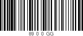 Código de barras (EAN, GTIN, SKU, ISBN): '89_0_0_GG'