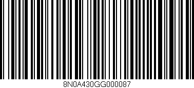 Código de barras (EAN, GTIN, SKU, ISBN): '8N0A430GG000087'