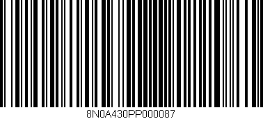 Código de barras (EAN, GTIN, SKU, ISBN): '8N0A430PP000087'