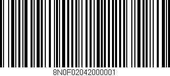 Código de barras (EAN, GTIN, SKU, ISBN): '8N0F02042000001'