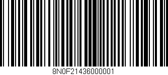 Código de barras (EAN, GTIN, SKU, ISBN): '8N0F21436000001'