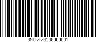 Código de barras (EAN, GTIN, SKU, ISBN): '8N0MM8238000001'