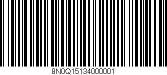 Código de barras (EAN, GTIN, SKU, ISBN): '8N0Q15134000001'