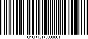 Código de barras (EAN, GTIN, SKU, ISBN): '8N0R12140000001'