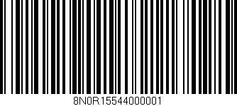Código de barras (EAN, GTIN, SKU, ISBN): '8N0R15544000001'