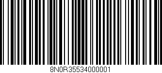 Código de barras (EAN, GTIN, SKU, ISBN): '8N0R35534000001'