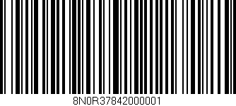 Código de barras (EAN, GTIN, SKU, ISBN): '8N0R37842000001'