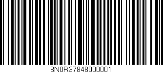 Código de barras (EAN, GTIN, SKU, ISBN): '8N0R37848000001'