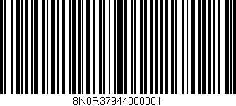 Código de barras (EAN, GTIN, SKU, ISBN): '8N0R37944000001'