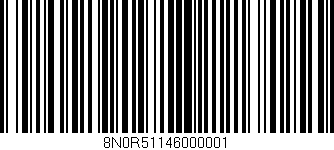Código de barras (EAN, GTIN, SKU, ISBN): '8N0R51146000001'