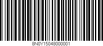 Código de barras (EAN, GTIN, SKU, ISBN): '8N0Y15048000001'
