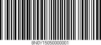 Código de barras (EAN, GTIN, SKU, ISBN): '8N0Y15050000001'