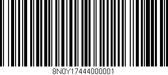 Código de barras (EAN, GTIN, SKU, ISBN): '8N0Y17444000001'