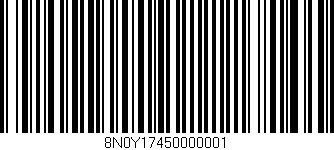 Código de barras (EAN, GTIN, SKU, ISBN): '8N0Y17450000001'