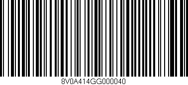 Código de barras (EAN, GTIN, SKU, ISBN): '8V0A414GG000040'