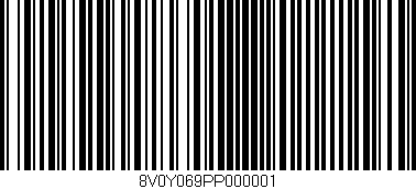 Código de barras (EAN, GTIN, SKU, ISBN): '8V0Y069PP000001'