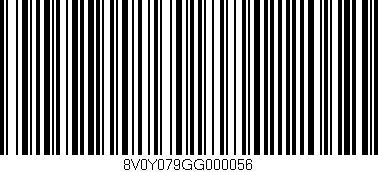 Código de barras (EAN, GTIN, SKU, ISBN): '8V0Y079GG000056'