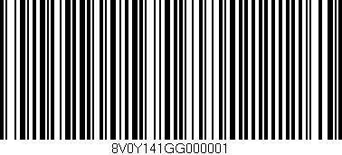 Código de barras (EAN, GTIN, SKU, ISBN): '8V0Y141GG000001'