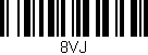 Código de barras (EAN, GTIN, SKU, ISBN): '8VJ'