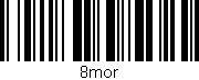 Código de barras (EAN, GTIN, SKU, ISBN): '8mor'