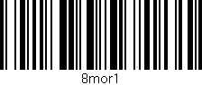 Código de barras (EAN, GTIN, SKU, ISBN): '8mor1'