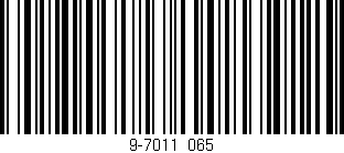 Código de barras (EAN, GTIN, SKU, ISBN): '9-7011/065'