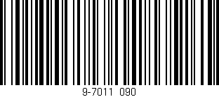 Código de barras (EAN, GTIN, SKU, ISBN): '9-7011/090'