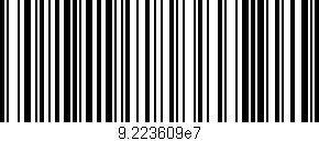 Código de barras (EAN, GTIN, SKU, ISBN): '9.223609e7'