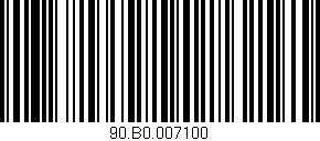 Código de barras (EAN, GTIN, SKU, ISBN): '90.B0.007100'