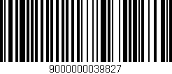 Código de barras (EAN, GTIN, SKU, ISBN): '9000000039827'