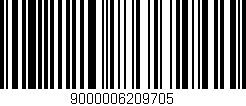 Código de barras (EAN, GTIN, SKU, ISBN): '9000006209705'