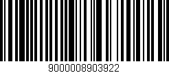 Código de barras (EAN, GTIN, SKU, ISBN): '9000008903922'