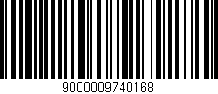 Código de barras (EAN, GTIN, SKU, ISBN): '9000009740168'