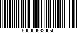 Código de barras (EAN, GTIN, SKU, ISBN): '9000009830050'