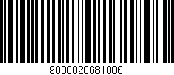 Código de barras (EAN, GTIN, SKU, ISBN): '9000020681006'