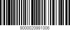 Código de barras (EAN, GTIN, SKU, ISBN): '9000020991006'