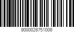 Código de barras (EAN, GTIN, SKU, ISBN): '9000028751008'