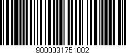 Código de barras (EAN, GTIN, SKU, ISBN): '9000031751002'