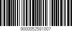 Código de barras (EAN, GTIN, SKU, ISBN): '9000052591007'