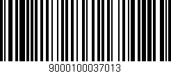 Código de barras (EAN, GTIN, SKU, ISBN): '9000100037013'