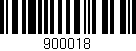 Código de barras (EAN, GTIN, SKU, ISBN): '900018'