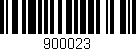 Código de barras (EAN, GTIN, SKU, ISBN): '900023'
