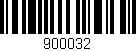 Código de barras (EAN, GTIN, SKU, ISBN): '900032'