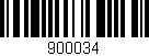 Código de barras (EAN, GTIN, SKU, ISBN): '900034'