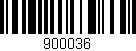 Código de barras (EAN, GTIN, SKU, ISBN): '900036'