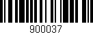Código de barras (EAN, GTIN, SKU, ISBN): '900037'