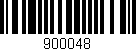 Código de barras (EAN, GTIN, SKU, ISBN): '900048'