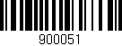 Código de barras (EAN, GTIN, SKU, ISBN): '900051'