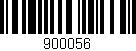 Código de barras (EAN, GTIN, SKU, ISBN): '900056'